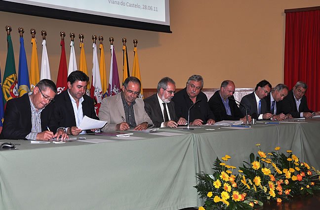 Formalização da adesão dos municípios do Alto Minho ao Pacto de Autarcas